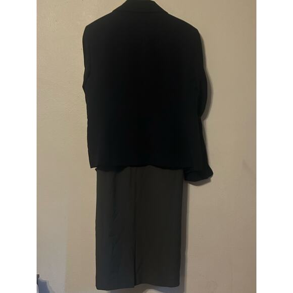 NWT 2PC Le Suit Blazer & Dress Size 12 Woman's Blue & Grey outfit - Picture 8 of 16